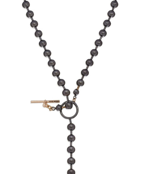 Steve Madden ball Chain Y Necklace