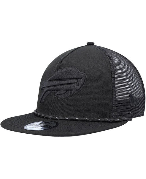 Men's Black Buffalo Bills Illumination Golfer Snapback Trucker Hat