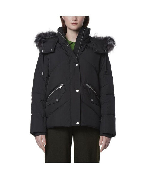 Women's Daphne Quilted Soft Matte Shell With Mixed Quilted Down Puffer
