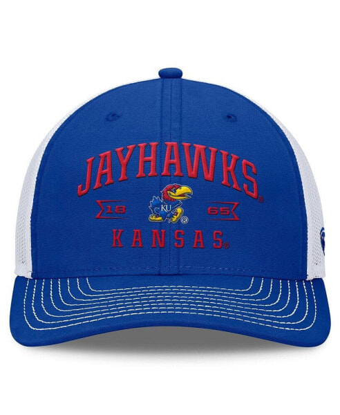 Men's Royal Kansas Jayhawks Carson Trucker Adjustable Hat