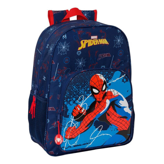 SAFTA 42 cm Spider-Man Neon Backpack