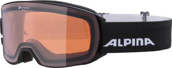 ALPINA Nakiska Q - Mirrored, Contrast Enhancing & Polarised Ski Goggles with 100% UV Protection for Adults