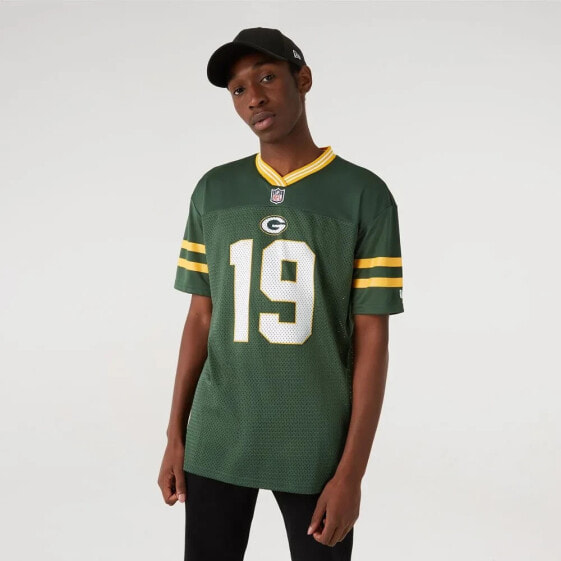 Футболка мужская New Era Green Bay Packers NFL Mesh 100% полиэстер.