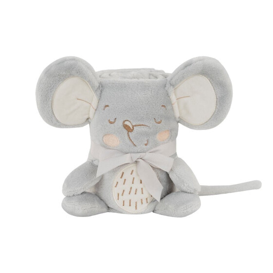 Плед подарочный Kikkaboo с вышивкой 3D веселые мышки