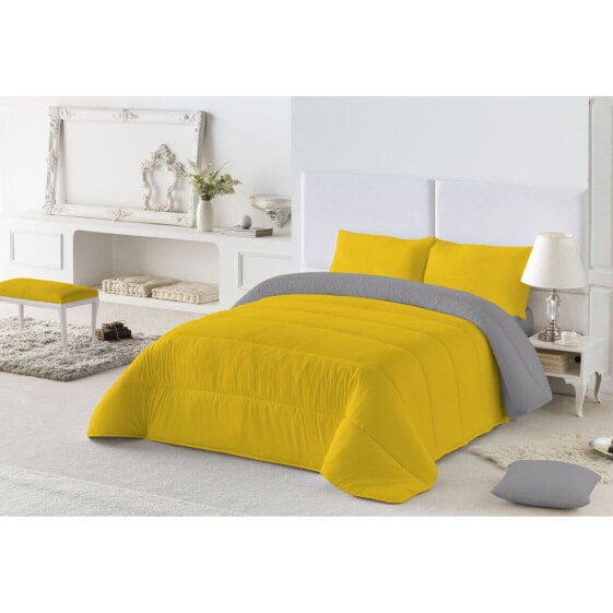 Duvet Naturals Colors 300 gsm Grey Mustard (Single) (180 x 260 cm)