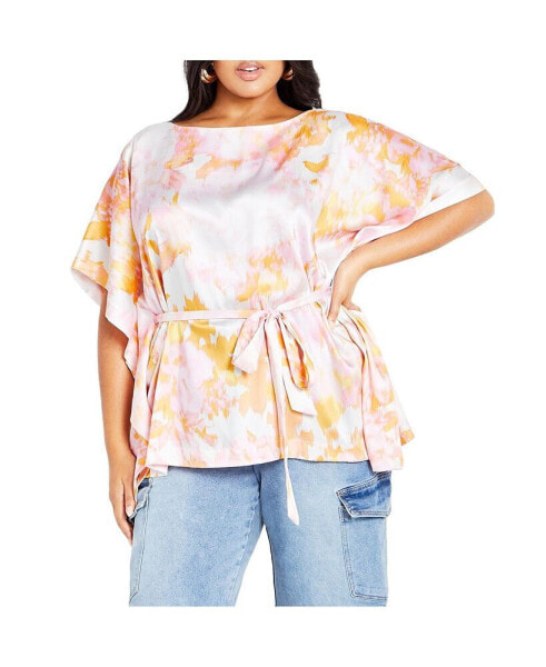 Plus Size Adelina Print Top