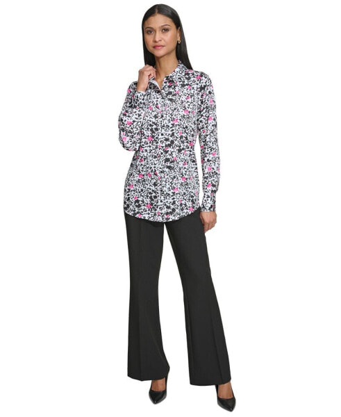 Women's Printed Long-Sleeve Shirt