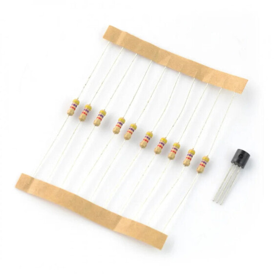 DS18B20 temperature sensor + 4,7kΩ resistors