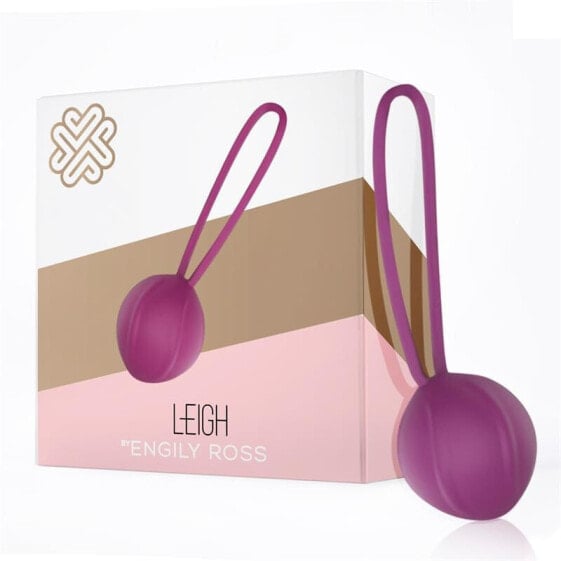 Анальные шарики ENGILY ROSS Leigh силиконовые фиолетовые