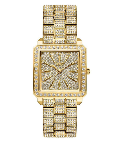 Women's Cristal 18k Gold-plated Stainless Steel Watch, 28mm