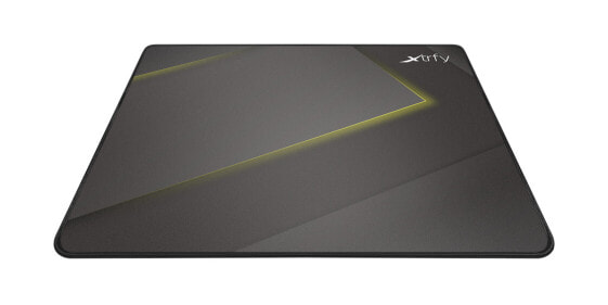 Cherry Xtrfy GP1 - Black - Grey - Yellow - Pattern - Fabric - Rubber - Non-slip base - Gaming mouse pad