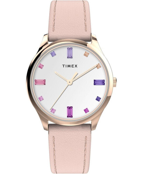 Часы Timex Easy Reader Pink Leather Watch