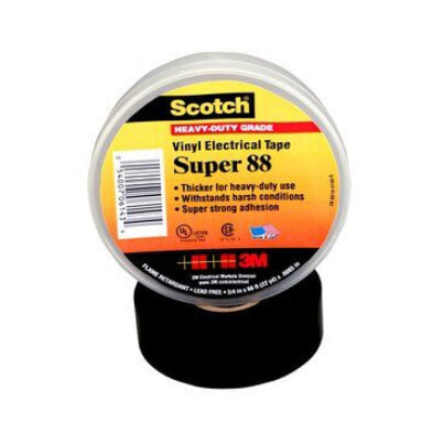 3M Super 88 - 1 pc(s) - Black - PVC - UL - CSA - VDA - 20 m - 19 mm