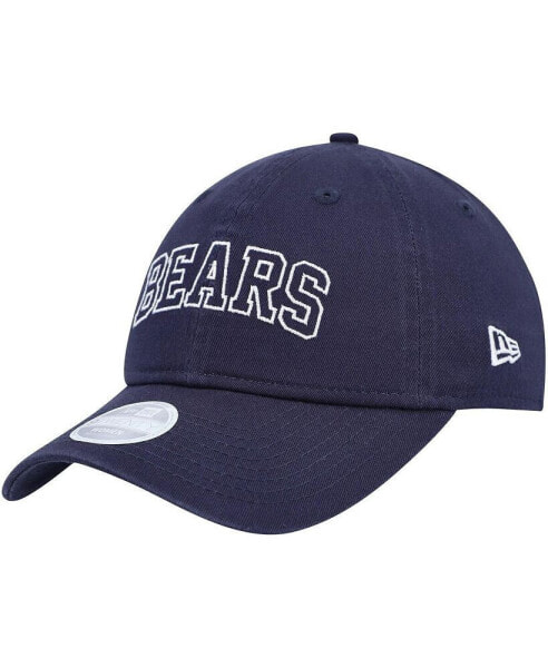 Women's Navy Chicago Bears Collegiate 9TWENTY Adjustable Hat