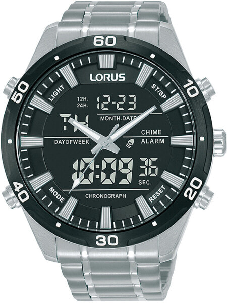 Наручные часы LORUS RW649AX9 Digital Chronograph 46mm 10ATM