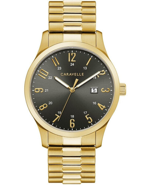 Часы Caravelle Gold Tone Expansion Watch