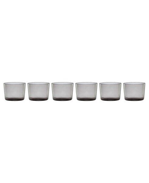 Stackables Smoke Short Glasses, Set of 6