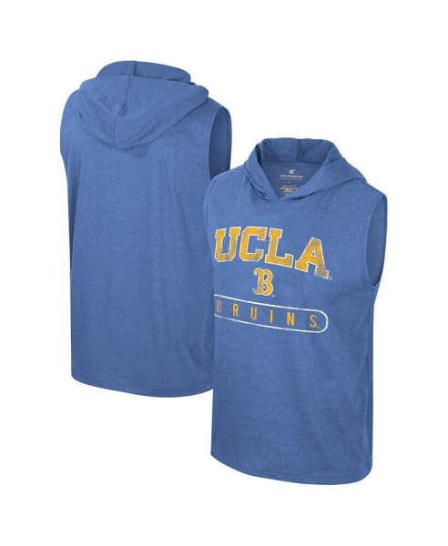 Men's Blue UCLA Bruins Varsity Sleeveless Hoodie Tank Top