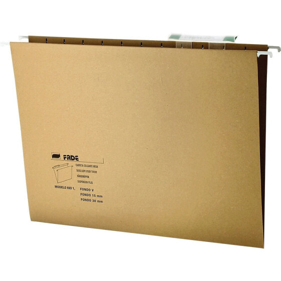 FADE A4 Hanging Folders With Loin For Short Visor Closet Kraft Eco 50 Units Package