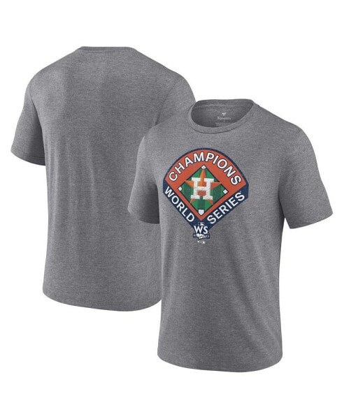Men's Heather Gray Houston Astros 2022 World Series Champions Complete Game T-shirt