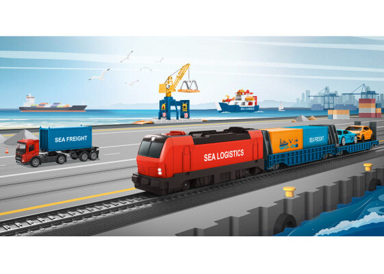 Märklin Harbor Logistics, Railway & train model, Boy, 3 yr(s), Black, Blue, Orange, Red, Model railway/train, AAA