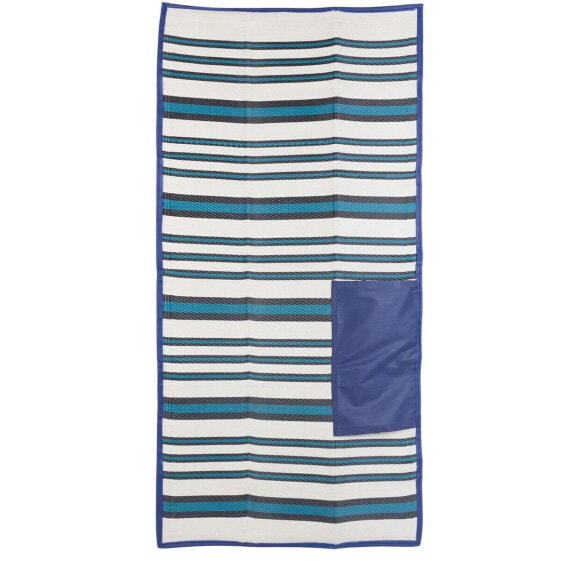 Пляжное полотенце синее Milos Blue полипропилен 90 x 180 cm от BB Home