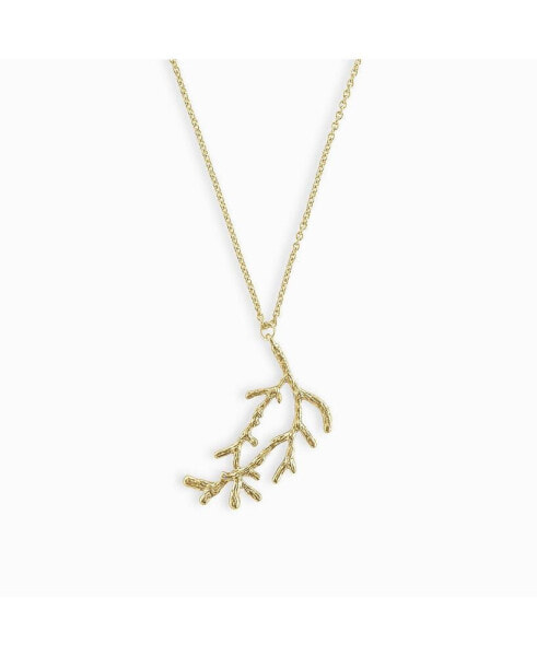 Branch Statement Necklace Gold