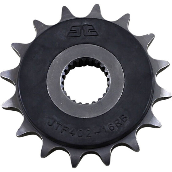 Звезда JT Sprockets 520 RU JTF402.16RB Стально-резиновая передняя звезда, подходит для моделей APRILIA PEGASO 650 I.E., BMW G 650 GS Sertao 2012, HUSQVARNA TR 650 ABS Strada 2013, HUSQVARNA TR 650 ABS Terra 2013, HUSQVARNA TR 650 Terra 2013. Отличается компьютерным дизайном для достижения максимальной прочности при минимальном весе. Поверхность звезды обработана термически и обработана для снижения поверхностного напряжения материала. Спортивные запчасти для велосипеда.