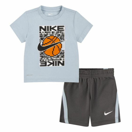 Спортивный костюм Nike Df Icon для детей Серый Разноцветный 2 Предмета