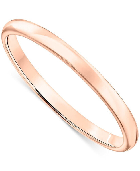 Comfort Fit Wedding Band (2mm) in 14k Gold