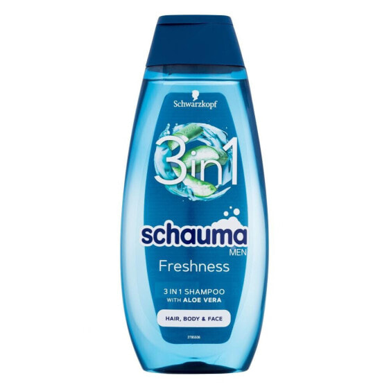 Schwarzkopf Schauma Men Freshness 3in1 400 ml shampoo für Herren