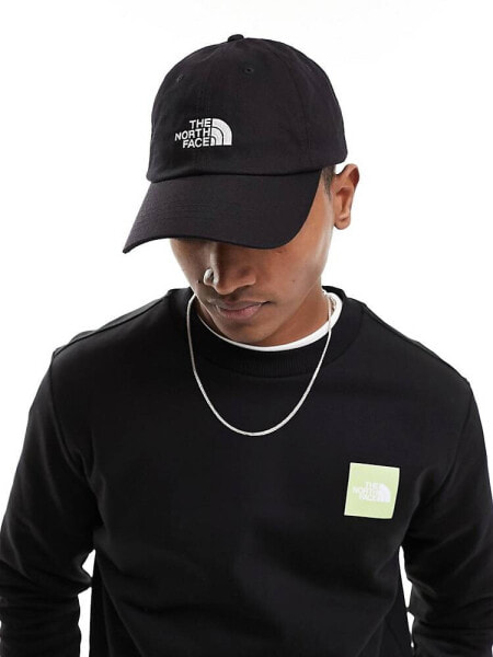 The North Face Half Dome logo baseball cap in black