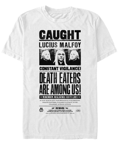 Harry Potter Men's Lucius Malfoy Death Eaters Caught Poster Short Sleeve T-Shirt