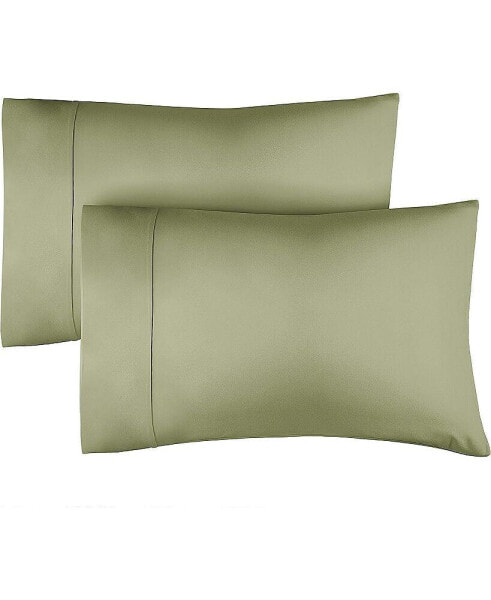 Pillowcase Set of 2, 400 Thread Count 100% Cotton - King