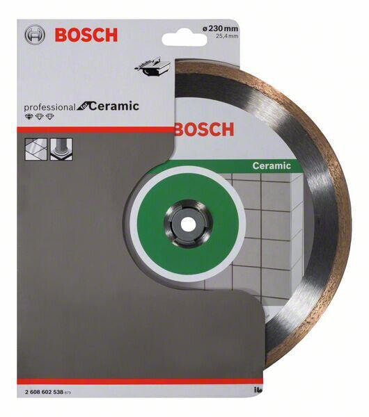 Bosch Diamanttrennscheibe Standard for Ceramic 230 x 25,40 x 1,6 x 7 mm