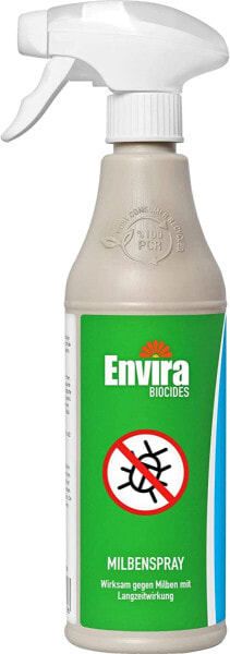 Envira Anti-mite spray, 500 ml, anti-mite, anti-dust mite, anti-mite for mattresses, textiles and upholstery with long-term effect, odourless