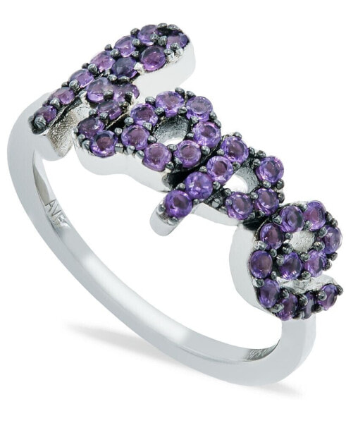 Amethyst (1 ct. t.w.) 'Hope' Ring in Sterling Silver