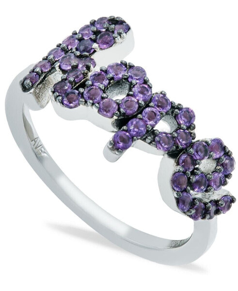 Кольцо Macy's Amethyst 'Hope' 1ct.925.