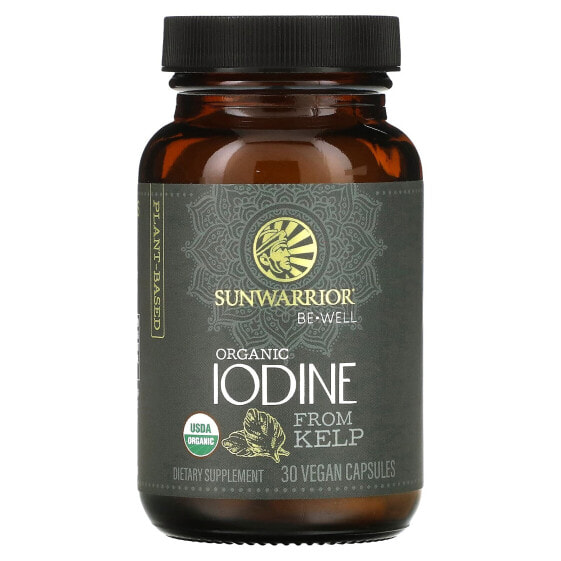 Витамин йодный SUNWARRIOR Organic Iodine 30 капсул (веганские)