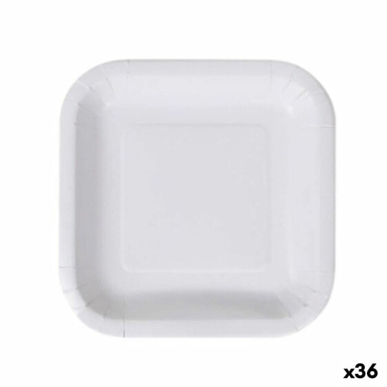 Набор одноразовой посуды Algon Одноразовые Белый Картон 20 cm (36 штук)