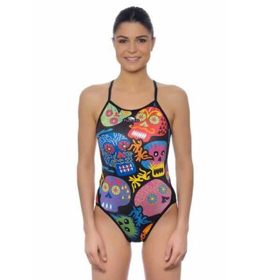 TURBO Halloween Skulls Swimsuit