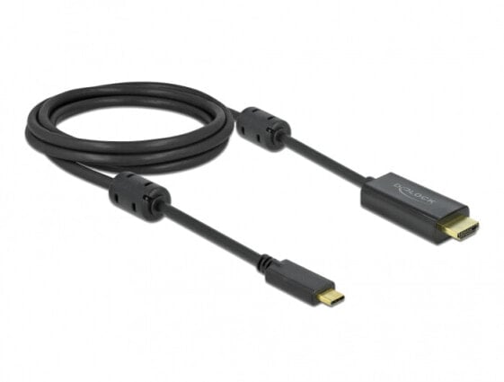 Delock Aktives USB Type-C zu HDMI Kabel DP Alt Mode 4K 60 Hz 2 m - Cable - Digital