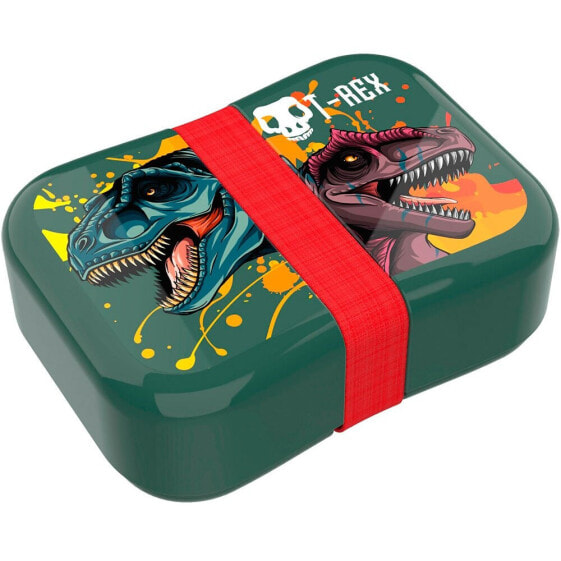 LUNCH BUDDIES T-Rex Lunch Box With Rubber