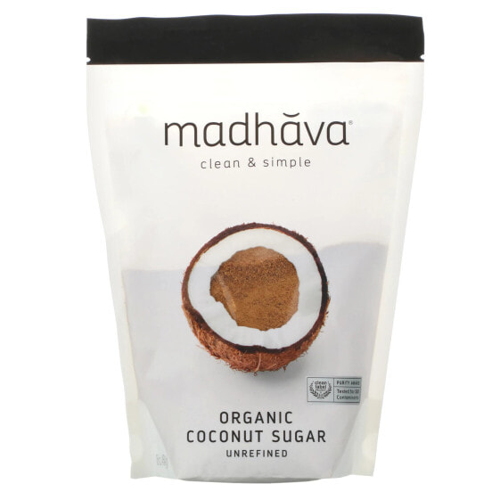 Organic Coconut Sugar, Unrefined, 16 oz (454 g)