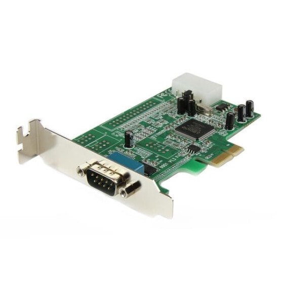 StarTech.com 1 Port Low Profile Native RS232 PCI Express Serial Card with 16550