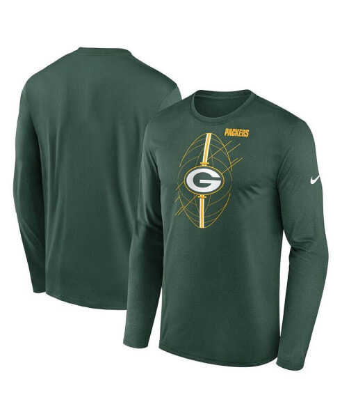 Men's Green Green Bay Packers Legend Icon Long Sleeve T-shirt