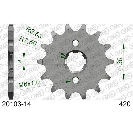 AFAM 20103 Front Sprocket