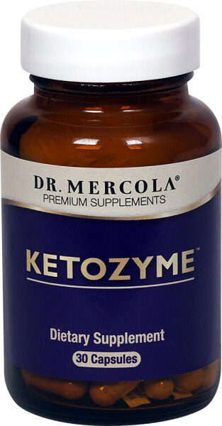 Dr. Mercola Ketozyme Комплекс с гидрохлорид бетаином для пищеварительной поддержки 30 капсул