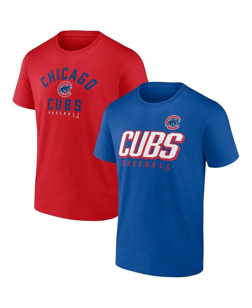 Men's Royal, Red Chicago Cubs Player Pack T-shirt Combo Set