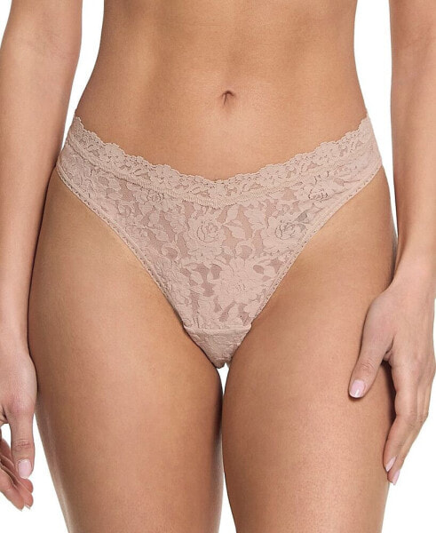 Women's Signature Lace V-front High Cut Thong